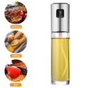BBQ grill sprayer press leak-proof glass oiler kitchen oil spray bottle oiler seasoning bottle