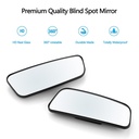 1 Pair Blind Spot Mirror Wide Angle Mirror 360 Degree Adjustable Convex Rear View Mirror Car mirror for All Universal Vehicles