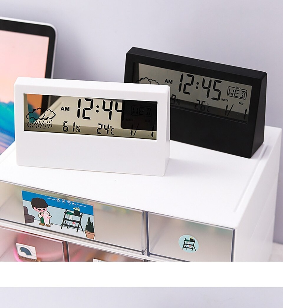 Transparent Electronic Alarm Clock