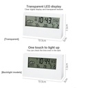Transparent Electronic Alarm Clock