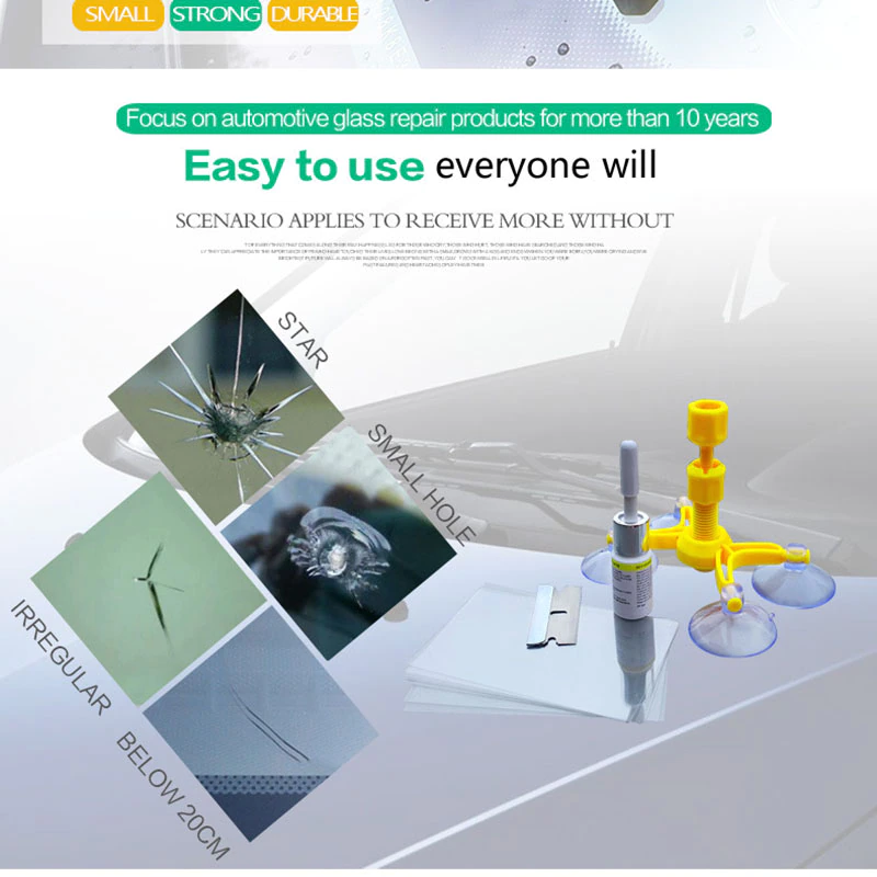 Car Windshield Blade Fluid Glass Repair Auto Glass Nano Repair Liquid DIY Window Repair Tool From Scratch Crack Reduction