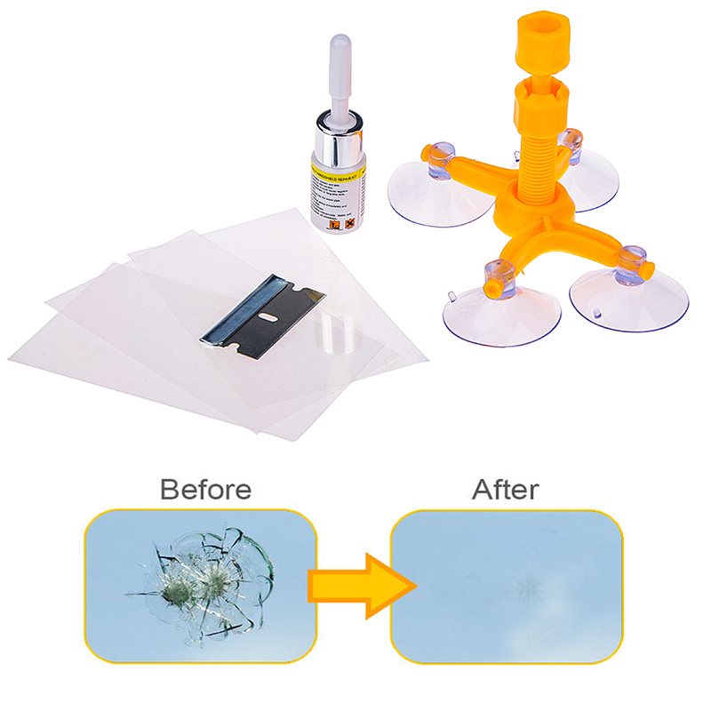Car Windshield Blade Fluid Glass Repair Auto Glass Nano Repair Liquid DIY Window Repair Tool From Scratch Crack Reduction