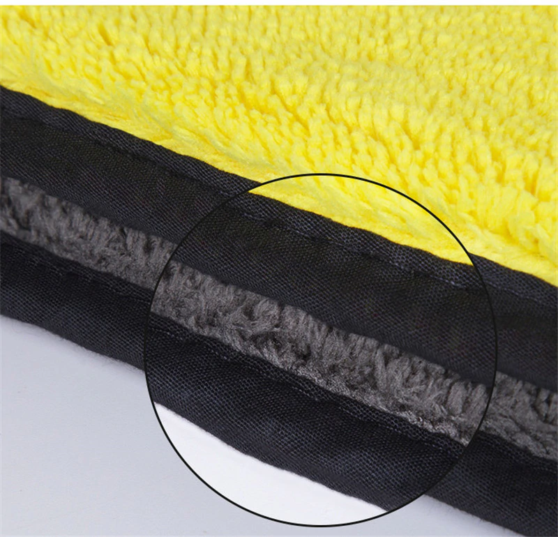 Microfiber Auto Wash Towel Car Cleaning Drying Cloth Hemming Car Care Cloth Detailing Car Wash Towel