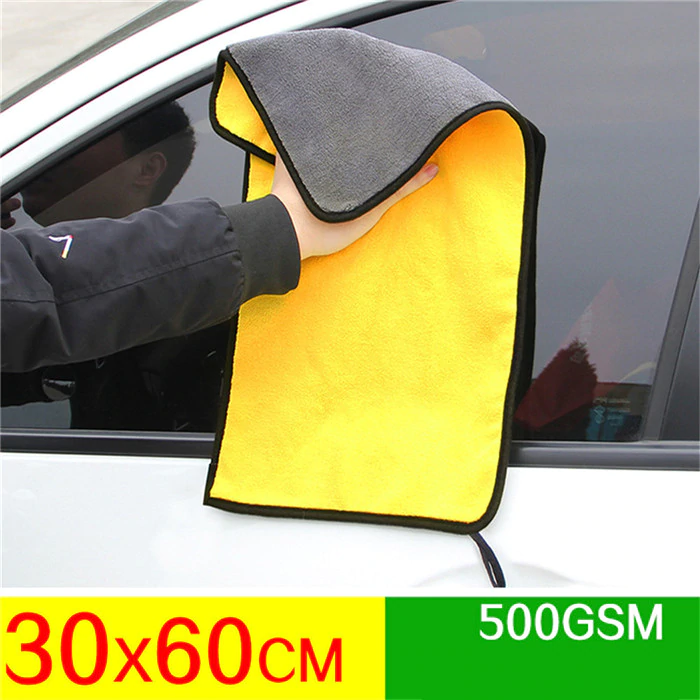 Microfiber Auto Wash Towel Car Cleaning Drying Cloth Hemming Car Care Cloth Detailing Car Wash Towel