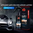 120ml Automobile Front Window Glass Long Lasting Anti-Fog Agent Car Rear View Mirror Window Defogger Liquid Glass Defogging