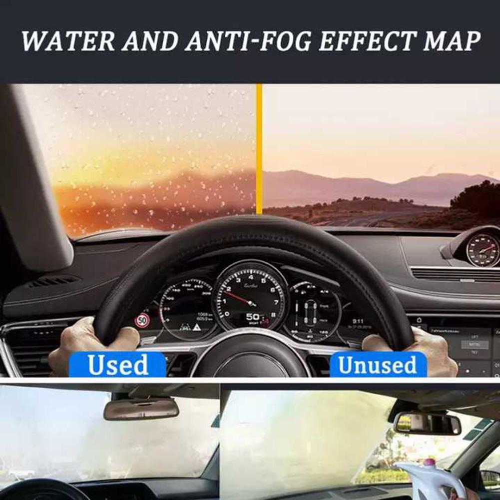 120ml Automobile Front Window Glass Long Lasting Anti-Fog Agent Car Rear View Mirror Window Defogger Liquid Glass Defogging
