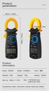 ANENG VC3266L+ Clamp Multimeter Fast Testing Digital Current Detector Audible Alarm Non-contact Voltage Tester