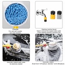Car Rotating Clean Round Brush Rotating Auto Water Spray Brush Car Wash Cleaning Brush Car Washer Auto Parts Round Brush