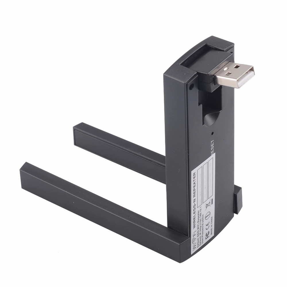 PIX-LINK USB Dual 300Mbps 802.11b/g/n Wireless Wi-Fi Router Repeater Extender