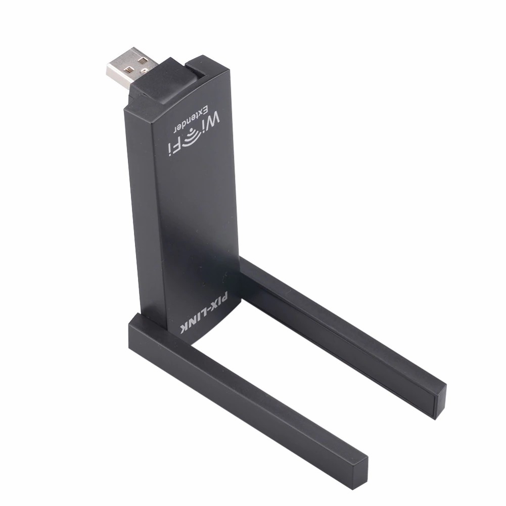PIX-LINK USB Dual 300Mbps 802.11b/g/n Wireless Wi-Fi Router Repeater Extender