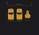 Copper water-stop connection standard connection multi-function connector 4-piece car wash water accessories