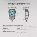 G6 Universal Mobile Phone Cooler Game Cooling Fan Gamepad Holder Stand Radiator