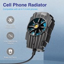 G6 Universal Mobile Phone Cooler Game Cooling Fan Gamepad Holder Stand Radiator