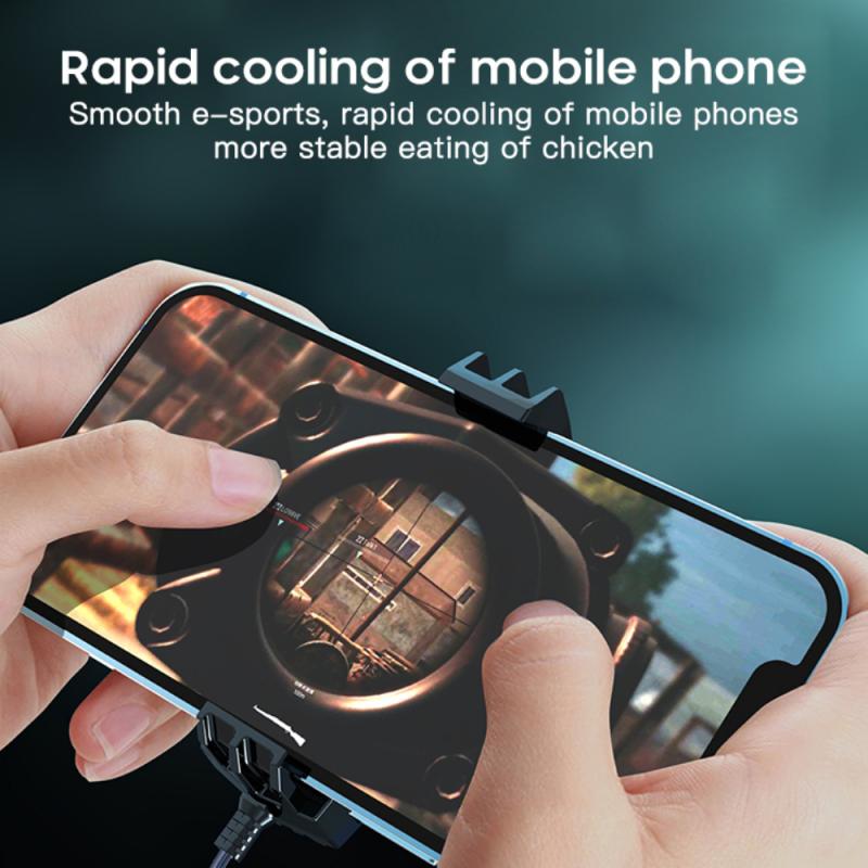G6 Universal Mobile Phone Cooler Game Cooling Fan Gamepad Holder Stand Radiator