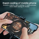 G6 Universal Mobile Phone Cooler Game Cooling Fan Gamepad Holder Stand Radiator
