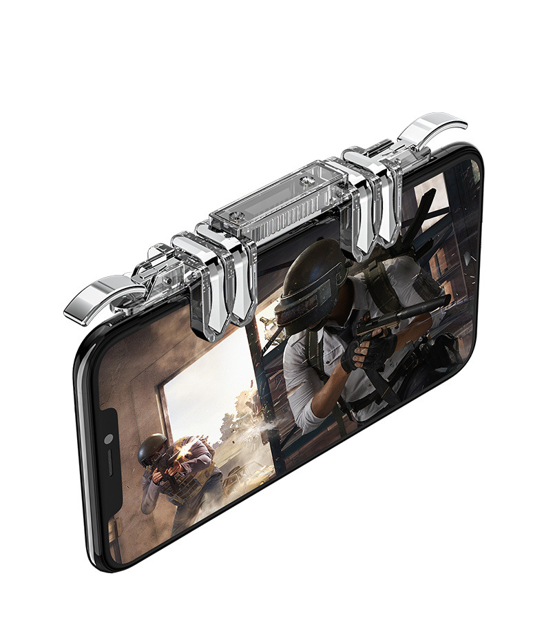 19 Stretchable PUBG Game Controller Gamepad Joystick For Mobile Phone 6 Finger Controller Trigger Game Shooter Fire Button