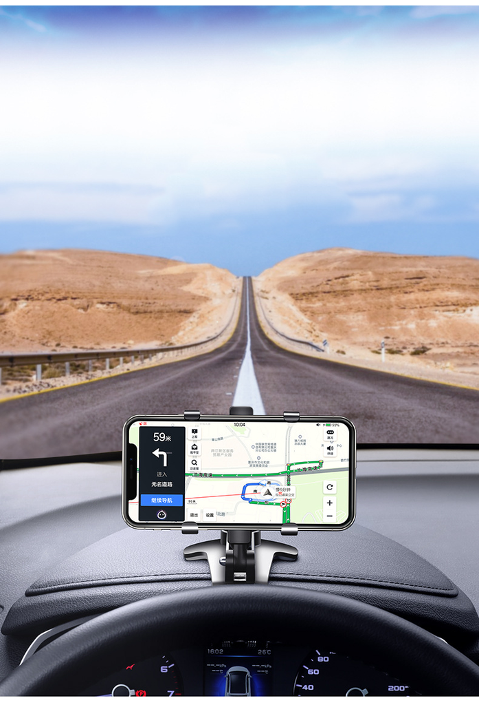 Car dashboard phone holder