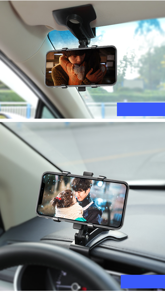 Car dashboard phone holder