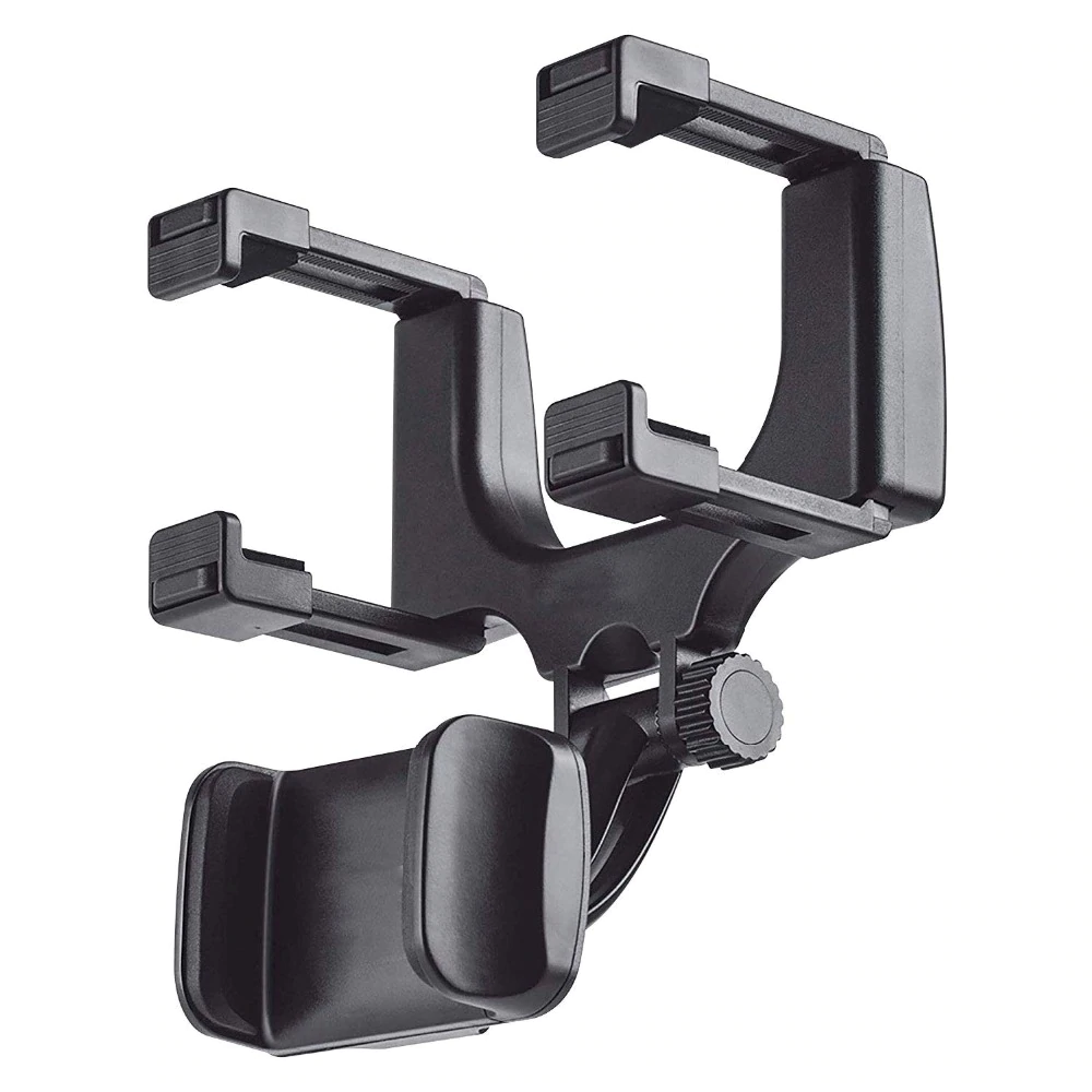 Car rearview mirror phone holder