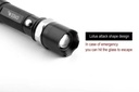 Q5 aluminum alloy bright zoom flashlight Rechargeable Li-ion 18650 Zoom led  Flashlight