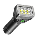 6 Led Portable Flashlight USB Rechargeable 4 Mode Flashlights
