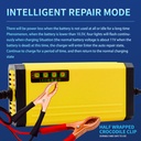 Intelligent pulse 12V 8-20AH lead-acid battery motorcycle battery charger