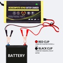 Lead Acid Car Battery Charger 12V 6A Intelligent Repair Charger