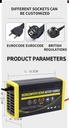 Lead Acid Car Battery Charger 12V 6A Intelligent Repair Charger