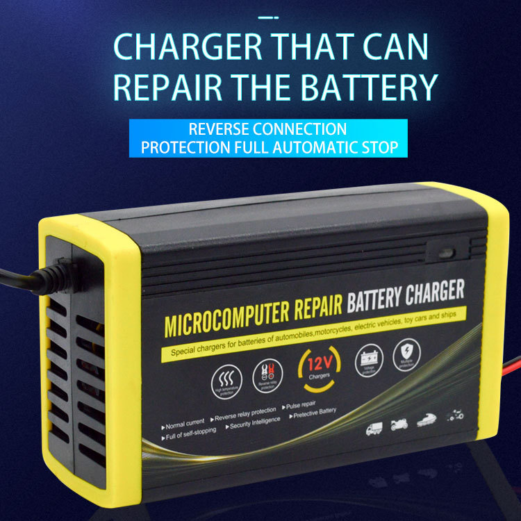 Lead Acid Car Battery Charger 12V 6A Intelligent Repair Charger