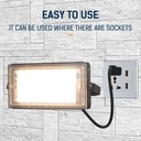 220v 50W US plug LED floodlight IP65 waterproof white light