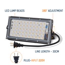 220v 50W US plug LED floodlight IP65 waterproof white light