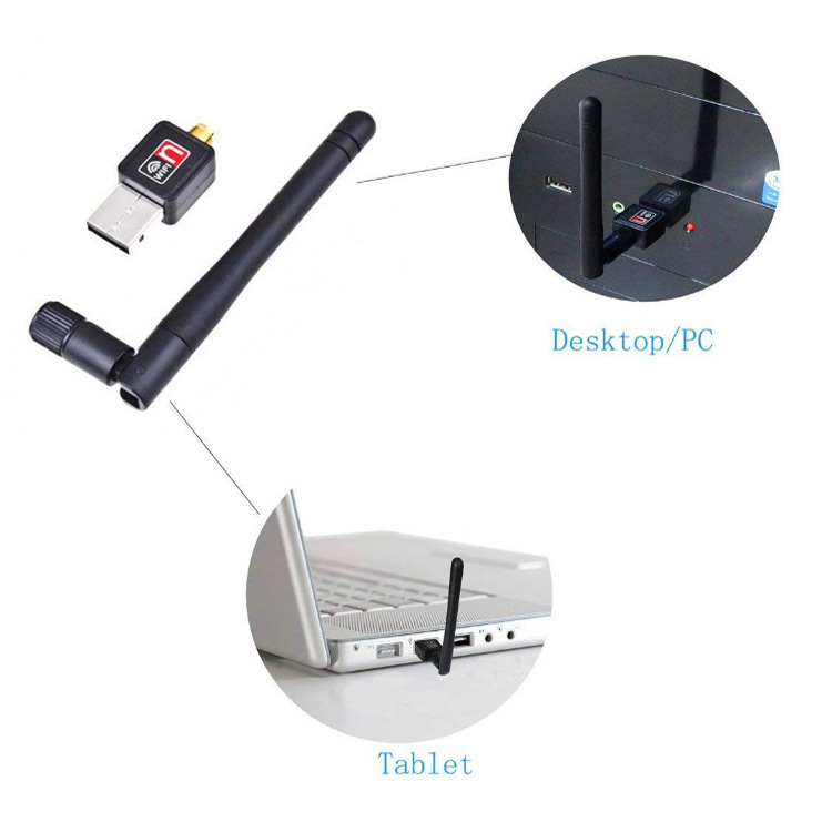 Mini USB2.0 WiFi Network Card Adapter 900Mbps WiFi Adapter