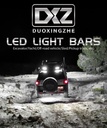 DXZ car LED strip light mini small single row COB 9W work light modified daytime running light motorcycle auxiliary light
