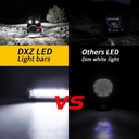 DXZ car LED strip light mini small single row COB 9W work light modified daytime running light motorcycle auxiliary light
