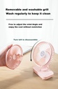 4000MAH Large Capacity Desktop Fan Home Office Silent Desk Fan New USB Charging Student Dormitory Shake Head Small Fan