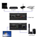 HDMI-compatible Audio Extractor + Optical TOSLINK SPDIF + 3.5mm Stereo Audio Converter 4K x 2K Audio Splitter