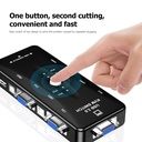 USB KVM Switcher 4 Port VGA SVGA Switch Splitter 1920*1440 VGA Video Switch For USB device Keyboard Mouse Monitor Adapter
