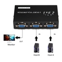 2 in 1 Out 2 Port VGA Selector Box VGA/SVGA Manual Sharing Selector Switch Box Switcher Splitter