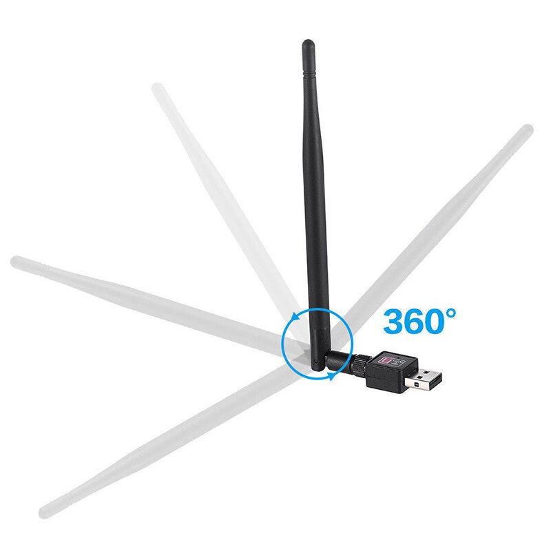 Mini USB2.0 WiFi Network Card Adapter 900Mbps WiFi Adapter
