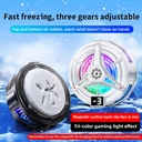 TL07 Semiconductor Phone Cooler 5V3A Powerful Cooling Magnetic & Clip 2-in-1 Digital Display