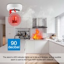 Tuya Wifi 80DB Alarm Fire Smart Smokes sensor Wifi Fire Protection Home Security Alarm Smart Life