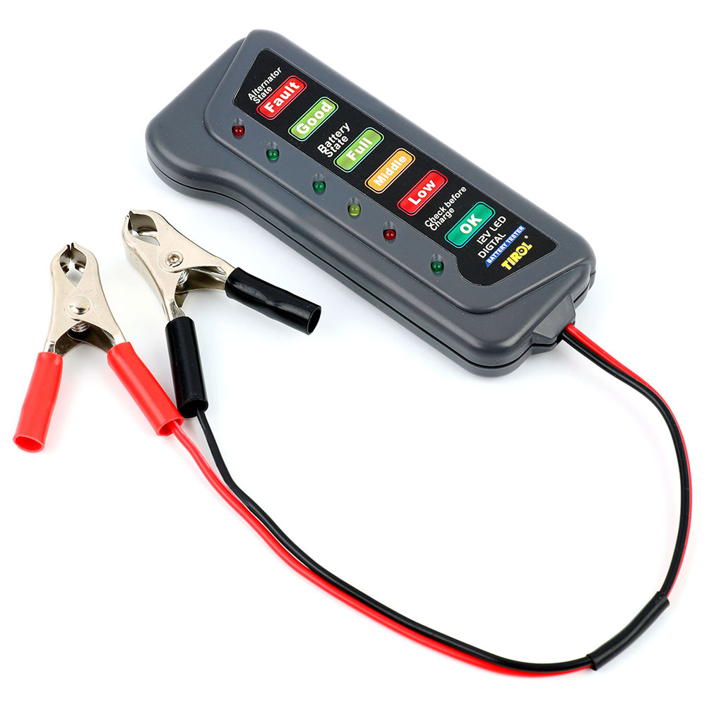 TIROL 12V car battery tester