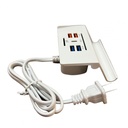 multi-port pd charging head 3.1a fast charging socket with phone stand