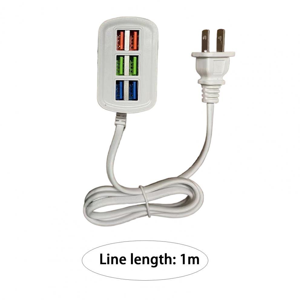 mobile phone universal charger 6usb multi-port charging head plug 3.1a socket