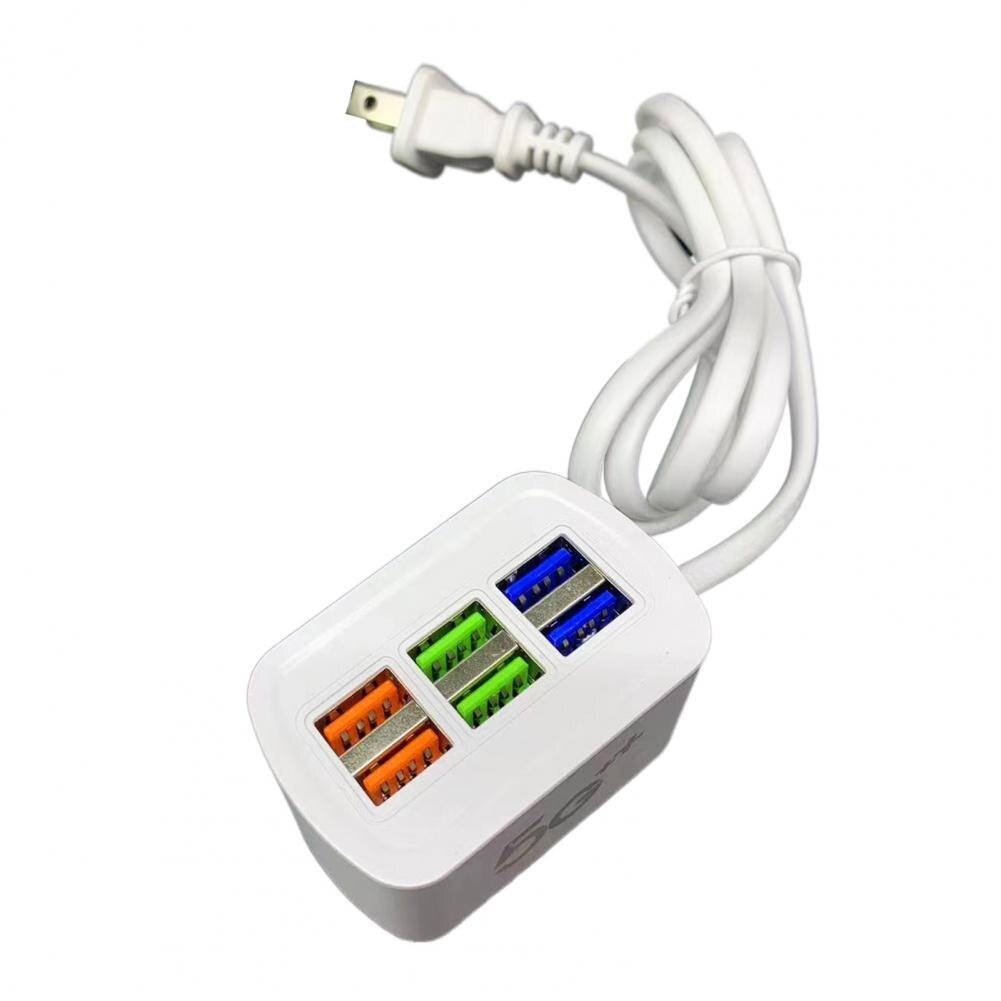 mobile phone universal charger 6usb multi-port charging head plug 3.1a socket