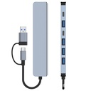 USB3.0+Type-c docking station seven-in-one USB 3.0 hub