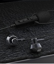 KT-01 HiFi Earphone Wired with Microphone Noise Cancelling In Ear Headset Bass Earbuds for Games Karaoke Live Music