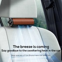 Car Cooling Fan Car Seat USB Fans 3 Speeds Strong Wind Interior Rear Headrest Cooler Fan Low Noise Auto Rear Seat Creative Fans