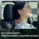 Car Cooling Fan Car Seat USB Fans 3 Speeds Strong Wind Interior Rear Headrest Cooler Fan Low Noise Auto Rear Seat Creative Fans