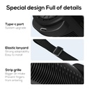 Car Cooling Fan Car Seat USB Fans 3 Speeds Strong Wind Interior Rear Headrest Cooler Fan Low Noise Auto Rear Seat Creative Fans